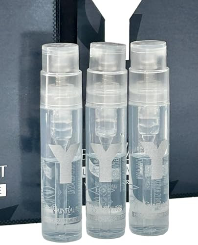 Yves Saint Laurent Ysl Y Intense Men Sample Perfume Edp Parfum Intense Spray Trial 1.2 Ml Set Of 3