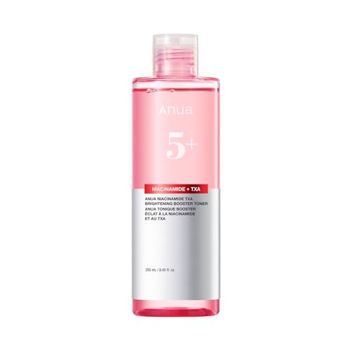 Anua Niacinamide Tranexamic Acid Brightening Booster Toner Lightweight Pink Essence Toner For 8.45 Fl Oz
