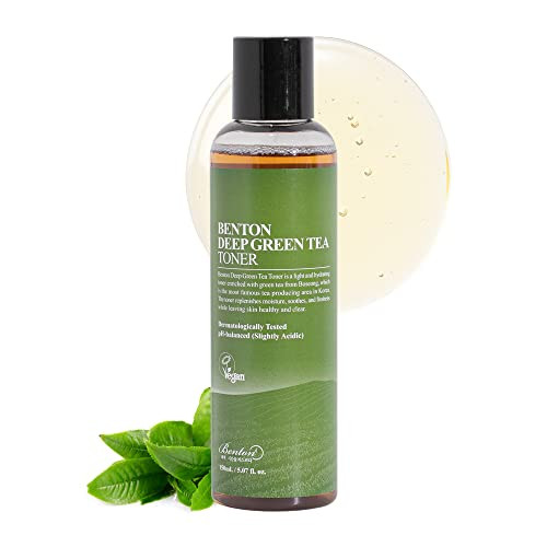 Benton Deep Green Tea Toner . Nourishing and Hydrating Facial Toner For 150Ml