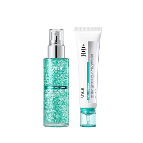 Anua Pdrn Hydrating and Plumping Duo Collagen Glow Facial Serum Spray and