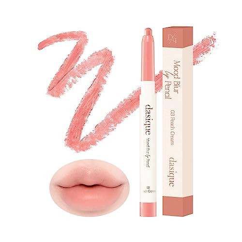 Dasique Mood Blur Lip Pencil 03 Peach Cream 0.03 Oz 0.9 G