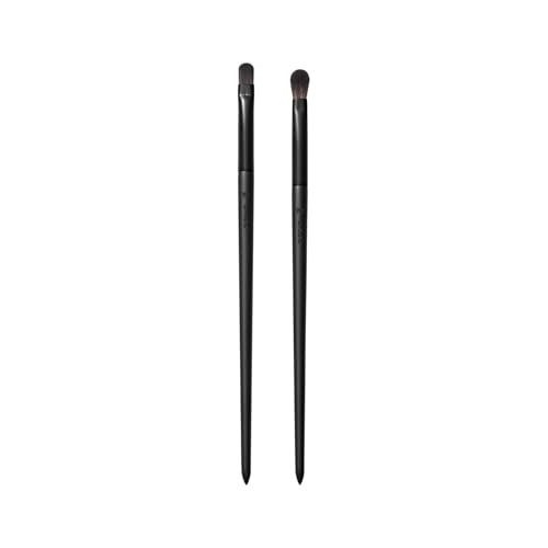 Morphe Vegan Bold Eyeshadow Brush Crease Duo Vegan Makeup Brushes For Powder 2 Count