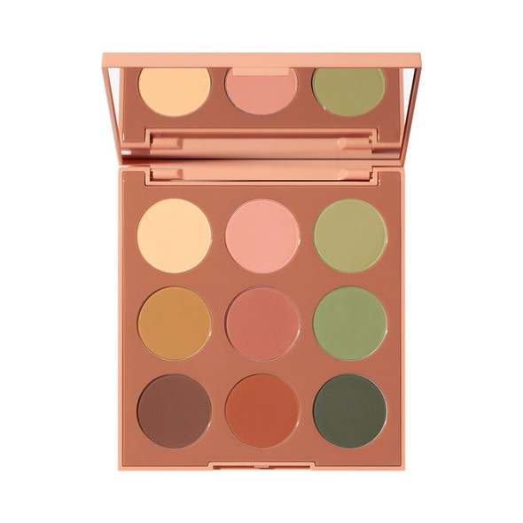 Morphe 9B Matte Essentials Artistry Palette Warm Toned Makeup Palette Highly Pigmented 0.35 Oz
