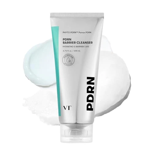 Vt Cosmetics Pdrn Barrier Cleanser Gentle Ph Balanced Facial Cleanser With Pdrn Ceramides 6.76 Fl.Oz