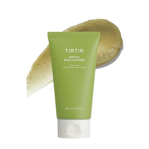 Tirtir Matcha Pack Cleanser Deep Pore Cleanser and Exfoliating Face Wash GelatoToFoam