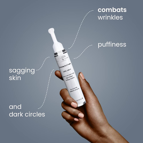 Kleem Organics Eye Cream For Dark Circles Puffy Eyes Fine Lines Wrinkles Firming 0.51Oz