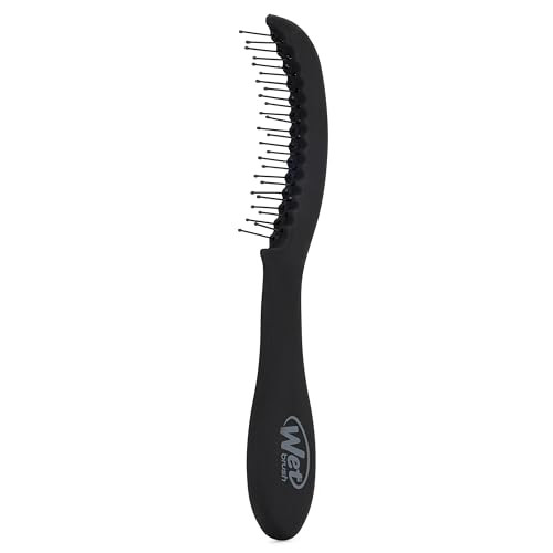 Wet Brush MenS Detangling Comb Black Wide Tooth Comb For Dry and Wet