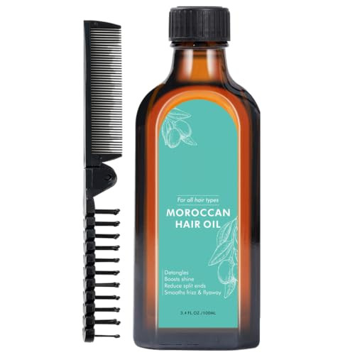 Fovcos Moroccan Argan Treatment Hair Oil For Luxurious Hair Care And Repair 100 Milliliters