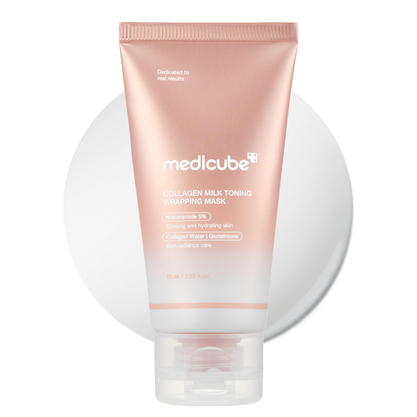 Medicube Wrapping Mask Collagen Overnight Peel Off Facial Mask Elasticity and Hydration 2.53 Fl.Oz
