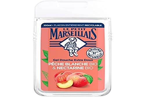 Le Petit Marseillais Gel Douche Extra Doux P Che and Nectarine Bio Extra Gentle 250Ml