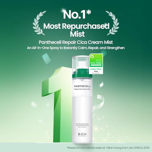 Bioheal Boh Panthecell Repair Cica Cream Mist Shake To Mix Milky Toner Spray 4.05 Fl Oz