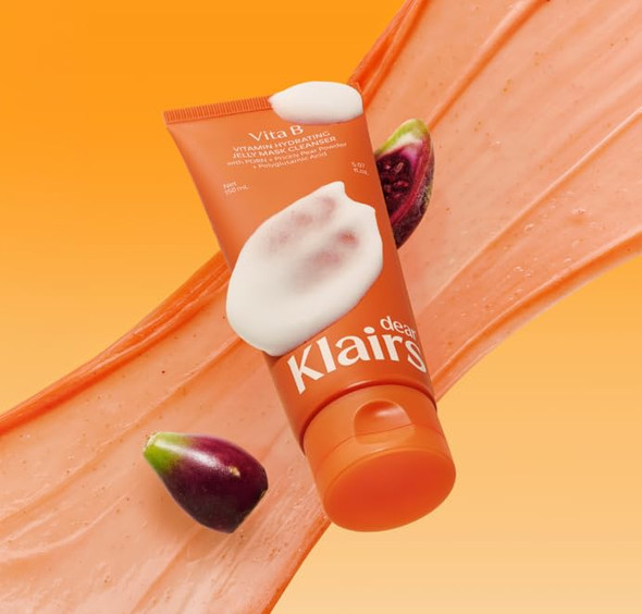 Dearklairs Jelly Cleanser Korean Hydrating Jelly Face Wash and WashOff Mask With 5.07 Fl Oz