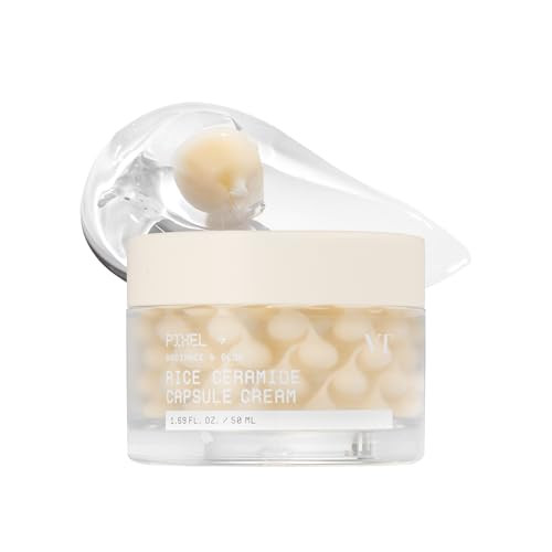Vt Cosmetics Rice Ceramide Capsule Cream Hydrating Gel Cream With Encapsulated Rice Extract 1.69Fl Oz
