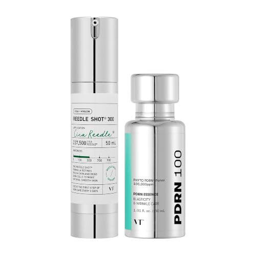 Vt Cosmetics Cica Reedle Shot 300 Essence and Korean Gingseng Vegan Pdrn 100 1.69Fl Oz