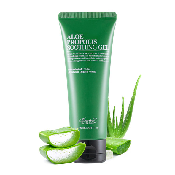 Benton Aloe Propolis Soothing Gel Lightweight AfterSun Moisturizer For Face TravelFriendly Size 3.38 Fl Oz