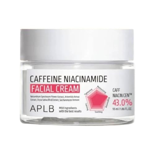 Aplb Caffeine Niacinamide Facial Cream Caff Niacin Cen 43.0% /Korean Skincare Pore 1.86 Fl.Oz