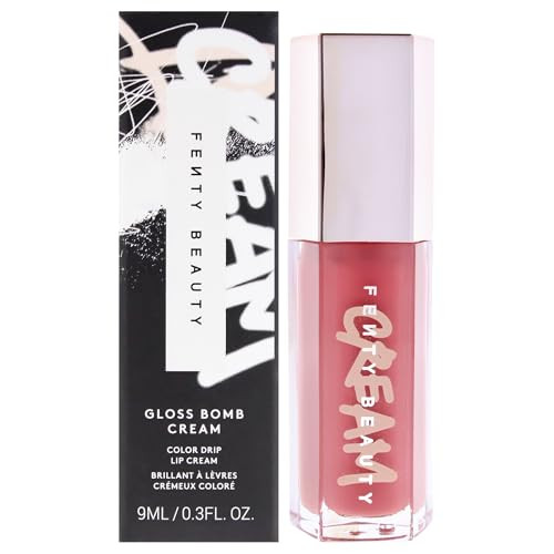 Fenty Beauty Gloss Bomb Color Drip Lip Cream 02 Fenty Glow By Fenty Drip Lip Cream 0.3 Oz