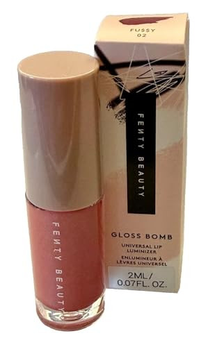 Fenty Beauty Gloss Bomb Universal Lip Luminizer Fussy 02 Shade / Mini 2Ml