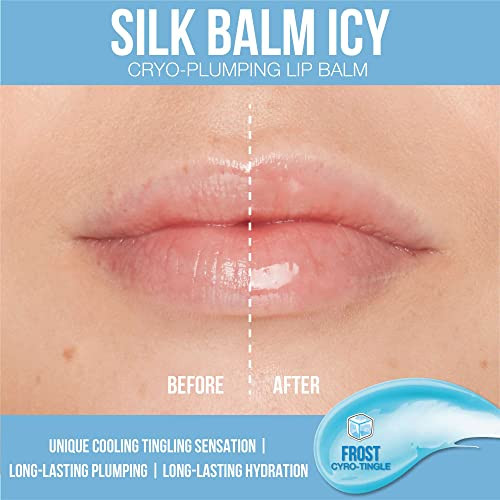 Huda Beauty Silk Balm Icy CryoPlumping Lip Balm Frost