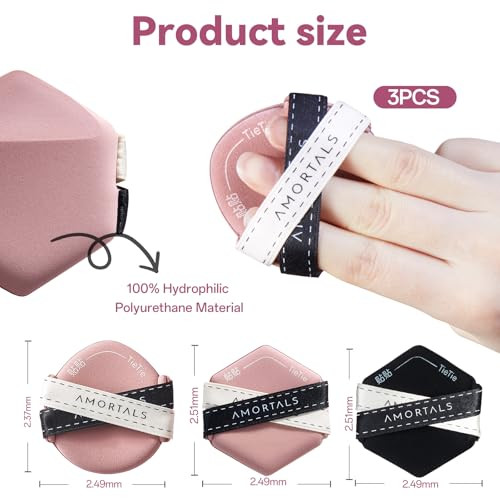 Uniqus Pcs Makeup Powder Puff Blender Makeup For Foundation Powder And 3 Pcs