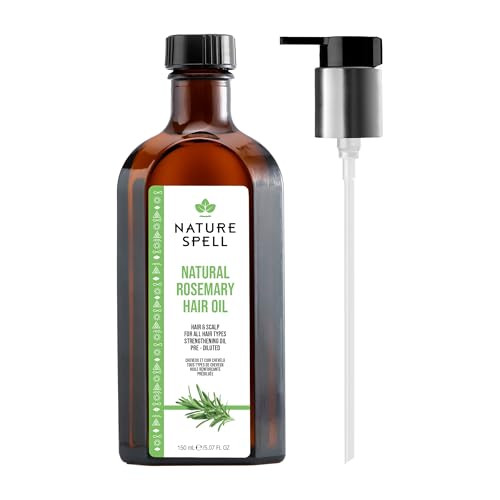 Nature Spell Rosemary Oil For Hair Growth With Pump Dispenser PreDiluted Hair and 5.07 Fl Oz
