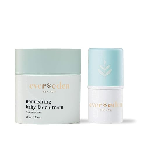 Evereden Dry Relief Duo Face Cream and Lip Balm Clean Vegan and 1.7Oz