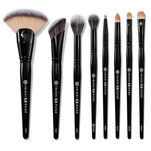 Bk Beauty Nikki La Rose Pro Artist Brush Set Vol. 2 Celebrity Mua 8Pc