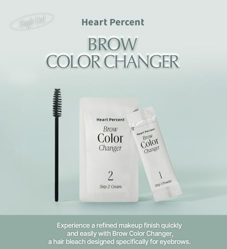 Heart Percent Single Kit heart Percent Dote On Mood Brow Color Changer Brow Changer Brow Color Bleach K