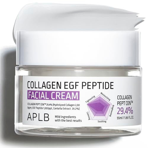Aplb Collagen Egf Peptide Facial Cream Collagen Pept Cen 29.4% /Korean Skincare 1.86 Fl.Oz