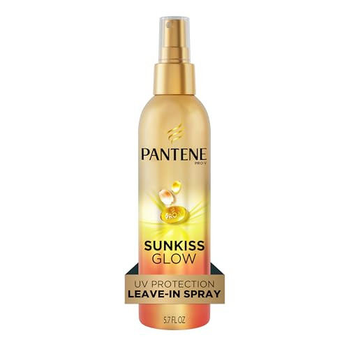 Pantene Sunkiss Glow Multitasking Spray Uv Hair Protection Repairs Damage LeaveIn Conditioning 5.7 Oz