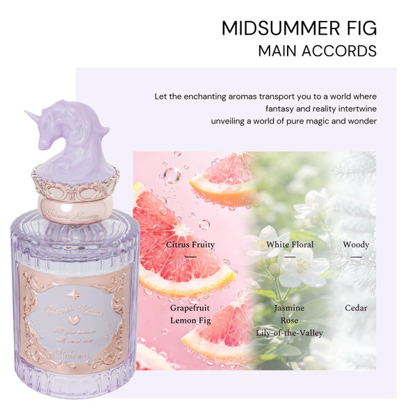 Flower Knows Unicorn PerfumeFresh Eau De Parfum Fragrance For WomenCitrus Fruity Floral Scent