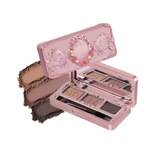 Flower Knows Midsummer Fairytales Eyebrow Palette3 Color Eye Brow Powder Palette Waterproof LongLasting Eye Brow Powder Palette Wat