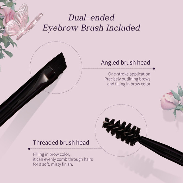 Flower Knows Midsummer Fairytales Eyebrow Palette3 Color Eye Brow Powder Palette Waterproof LongLasting Eye Brow Powder Palette Wat
