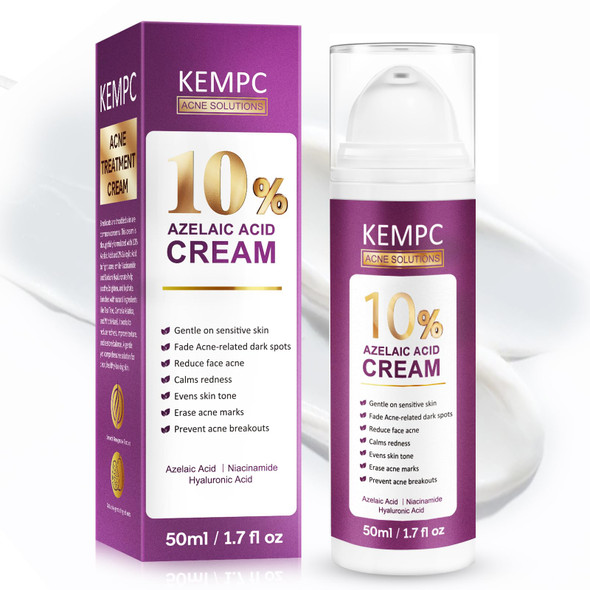 Kempc Acne Spot Cream For Face With Azelaic Acid For Hormonal Acne 1.7 Oz