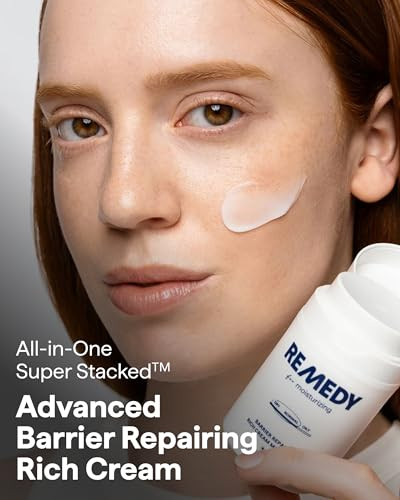 Remedy Science Rich Barrier Repairing Cream Face Moisturizer Quadruple Ceramide Complex Peptides And 1.7 Fl Oz