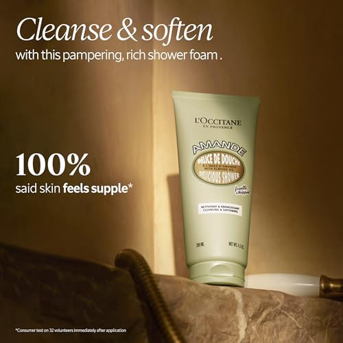 LOccitane L Occitane Almond Delicious Shower Gentle Body Wash Cleanses Moisturizes Softens