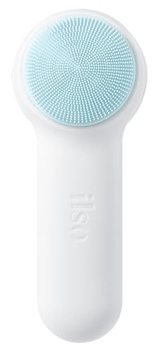 Ilso Pore Cleansing Master Silicone Facial Brush White Blue Deep Cleansing Tool