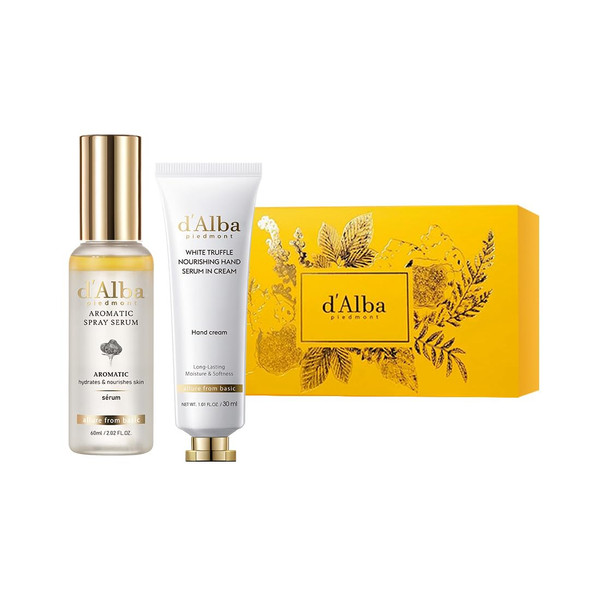 DAlba Piedmont White Truffle Vegan Set 2 Bottles First Aromatic Spray Serum