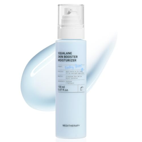 Meditherapy Squalane Skin Booster Moisturizer 8% Squalane + Panthenol + Hyaluronic Acid 5.07 Fl Oz
