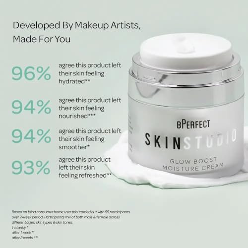 Bperfect Skin Studio Glow Boost Moisture Cream Deep Hydrating Face Cream With