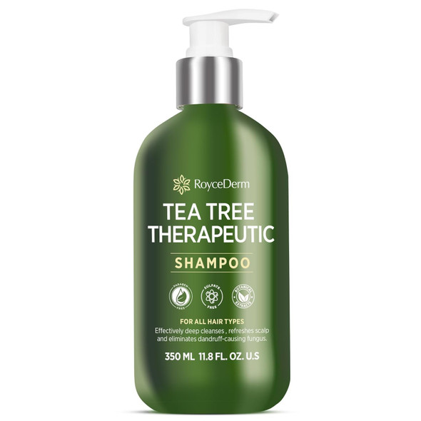 Roycederm Tea Tree Antifungal Shampoo: Folliculitis Shampoo For Dry Scalp Dandruff And