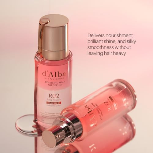 DAlba Piedmont Professional Reparing Hair Oil Serum Silky And Glossy Hair Lightweight and 2.54 Fl Oz