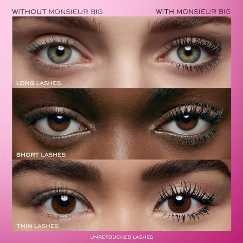 Lanc Me Monsieur Big Waterproof Mascara Instant Volume Mascara With False Lash Effect