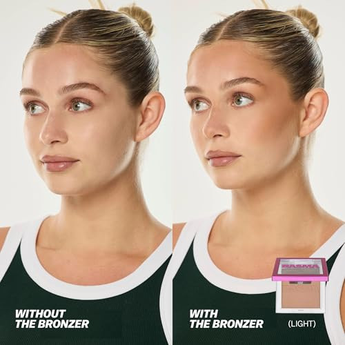 Basma Beauty ButterySoft Powder Bronzer For Face TalcFree Soft Matte Buildable Coverage