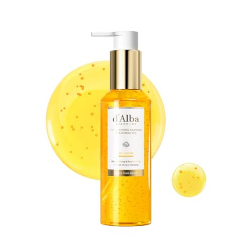 DAlba Piedmont Vita Toning Capsule Cleansing Oil . Vegan Skincare Deep Cleansing Face 5.07 Fl Oz