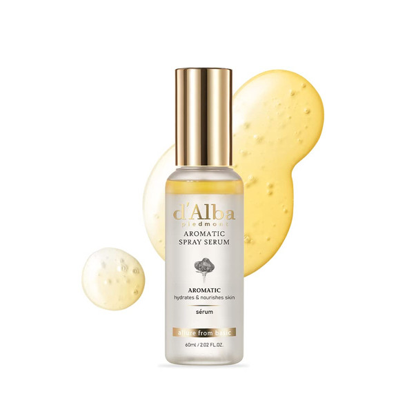 DAlba Piedmont Italian White Truffle First Aromatic Spray Serum Fragrant Vegan Glowy Antioxidant 4.05 Fl.Oz