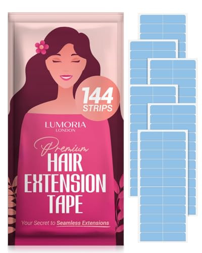 Lumoria Hair Extension Tape 144 Tabs Hair Tape For Hair Extensions Tape