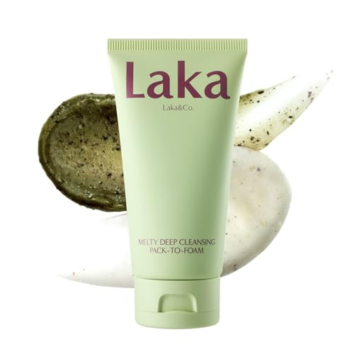 Laka Melty Mugwort Cleansing Face Mask / Pack To Foam Formula With 120Ml