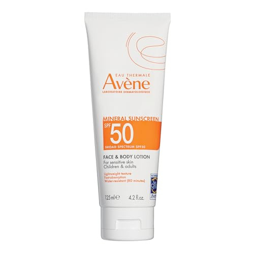 Eau Thermale Av Ne Sheer Mineral Sunscreen Broad Spectrum Spf 50 Face And Body Lotion 4.23 Fl Oz