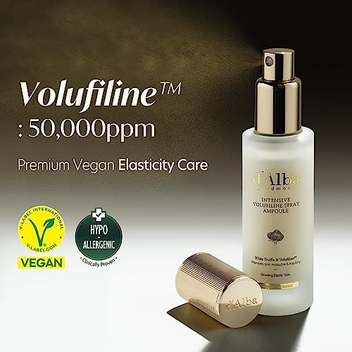 DAlba Piedmont Intensive Vegan Volufiline Spray Ampoule Milky Spray Serum Skin Firming Premium 1.69 Fl.Oz